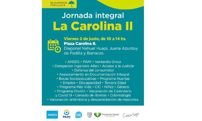 F. Varela - Operativo de asesoramiento integral en La Carolina II